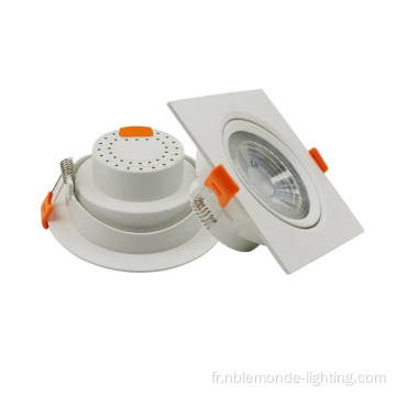 Downing Downlight à LED de plafond carré économe en énergie